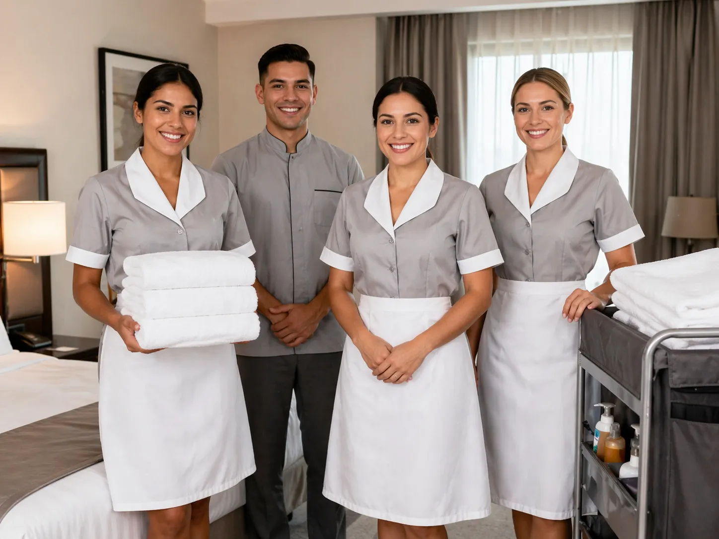 Professional-hotel-housekeeping-staff-in-uniform-Team-Plus-Hotel-Staffing-Solutions-Miami